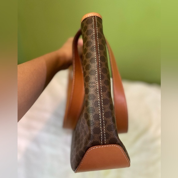 Celine Brown Macadam PVC/ Leather Tote Bag 🤎 - Picture 5 of 13